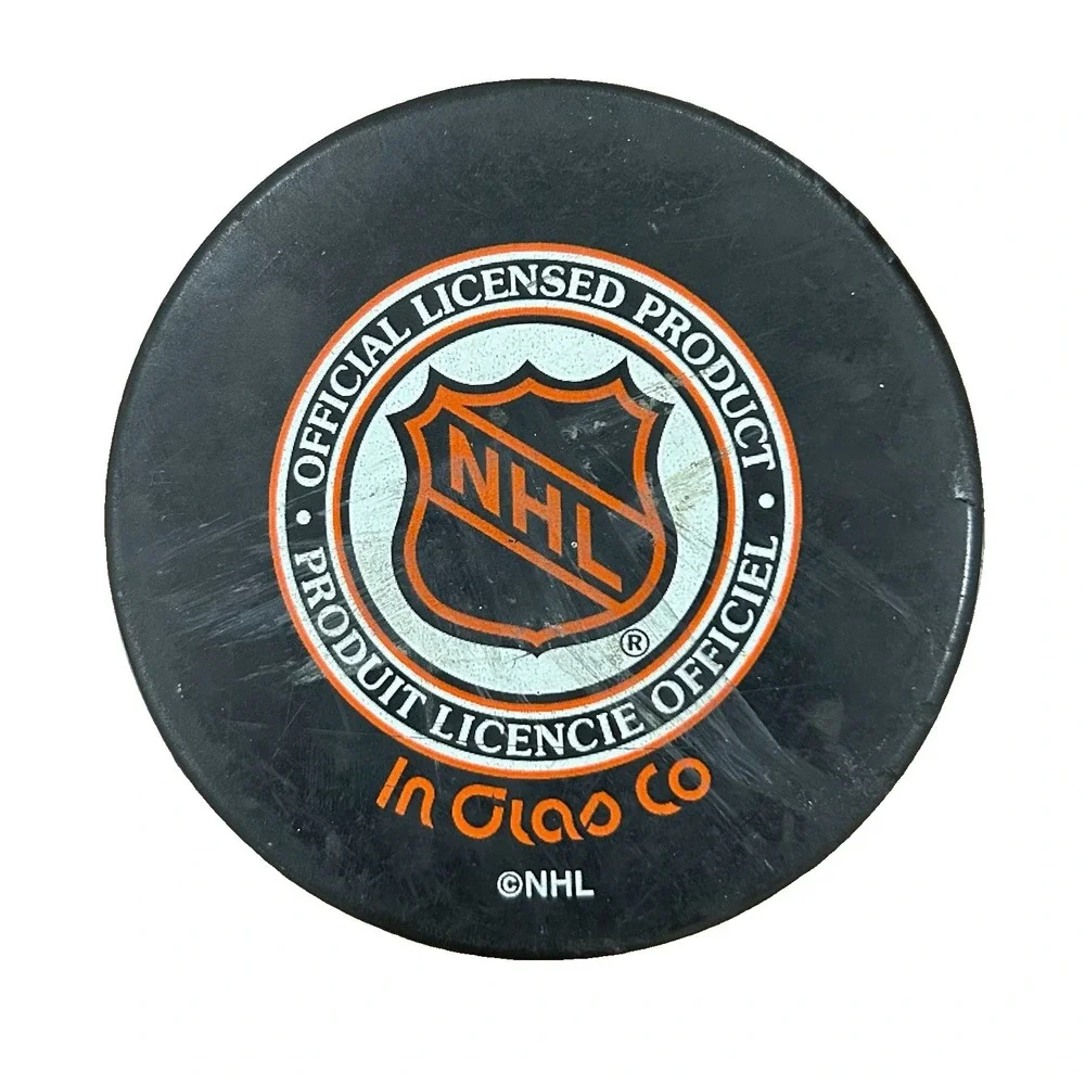 NHL Florida Panthers Vintage Shadow Logo Series League Souvenir Hockey Puck